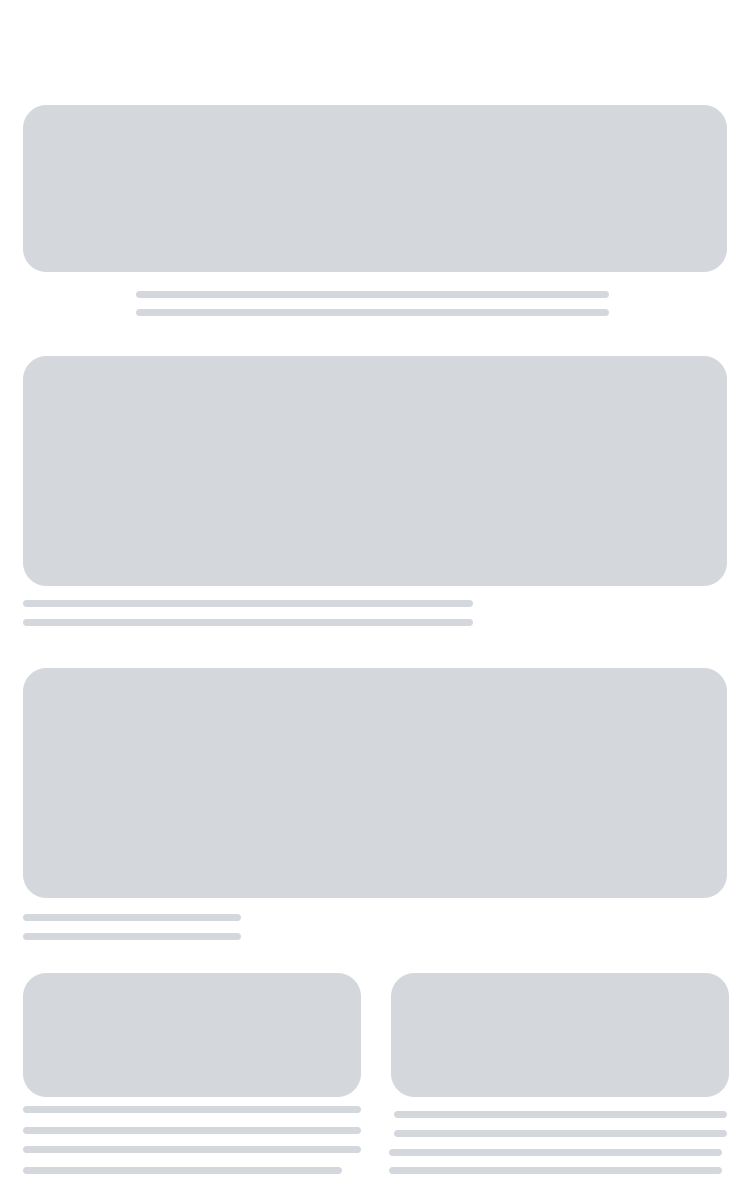 Mobile page content