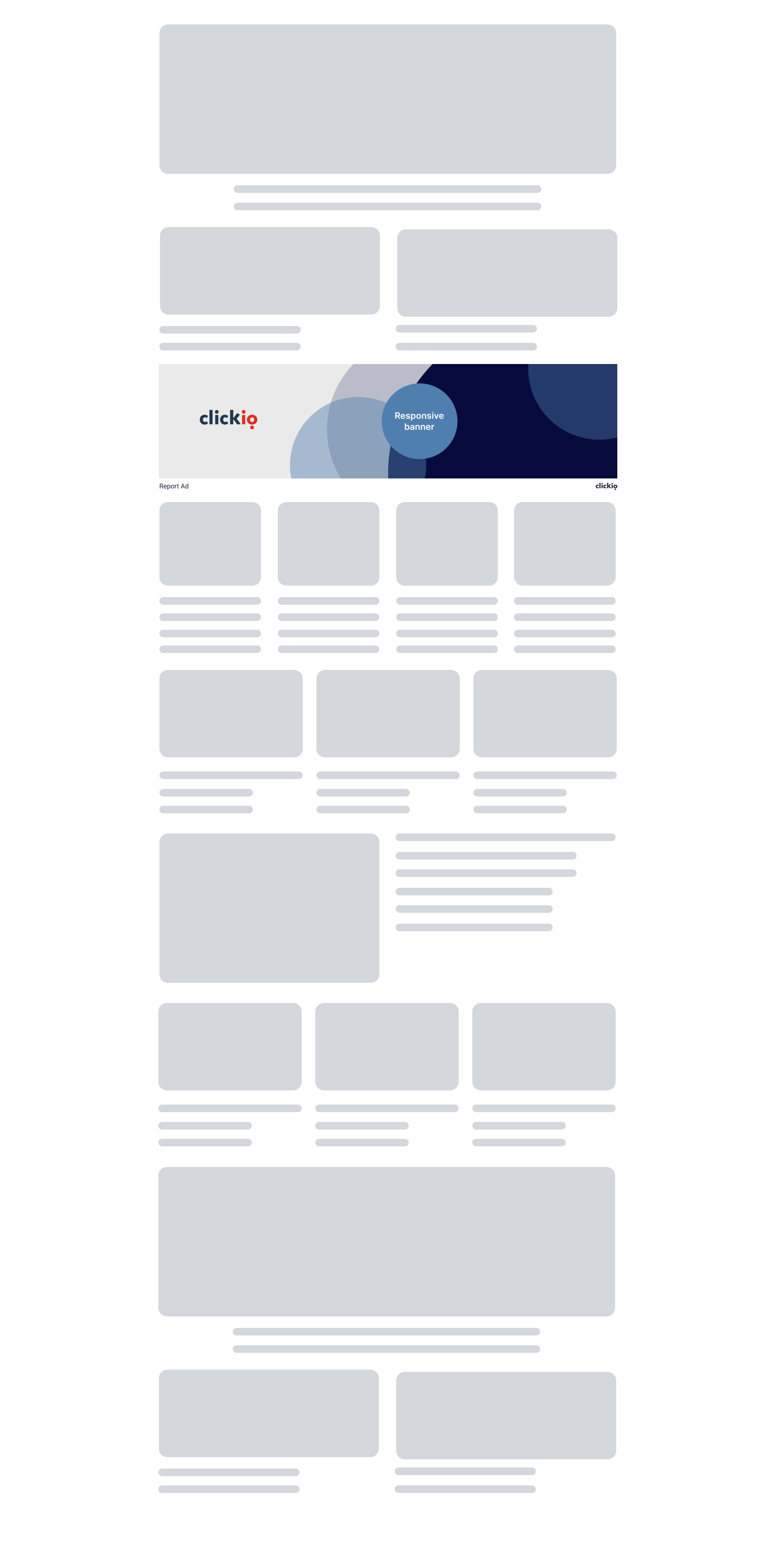 Optimized Display ad format — desktop preview